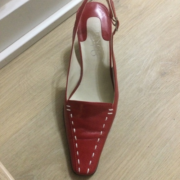 Franco Sarto Women’s Red Slingback Shoes size 5.5/ 6 - Picture 8 of 8